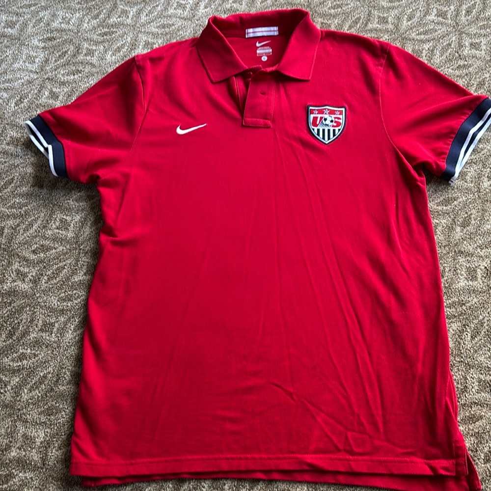 Vintage Nike US Soccer Polo